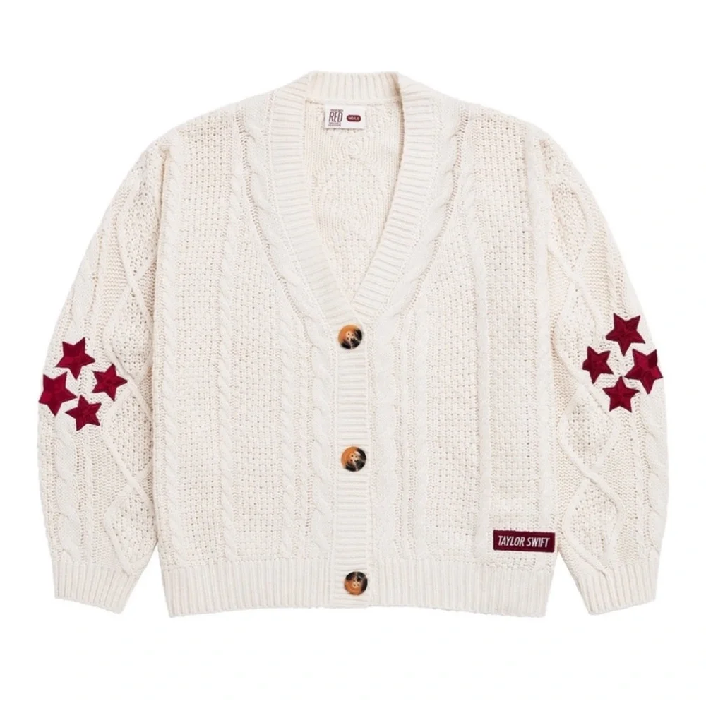 Official Taylor Swift Red TV Album Cardigan 2025 - Picture 1 of 8